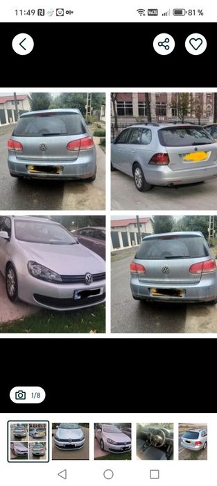 Pompa înaltă 1.4 tsi caxa 122 cai golf 6