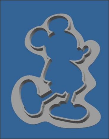 Mickey si Minnie - forme decupatoare aluat/ taietoare sandvisuri