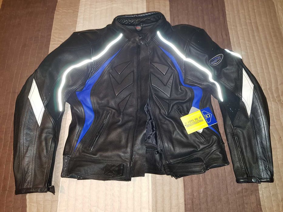 Geaca Moto din Piele naturala Rush-M 2XL ( Strada , Touring )