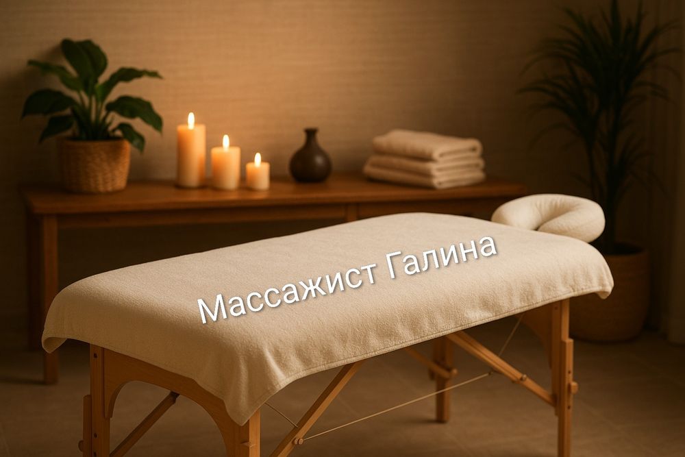 Массаж у себя и на выезд