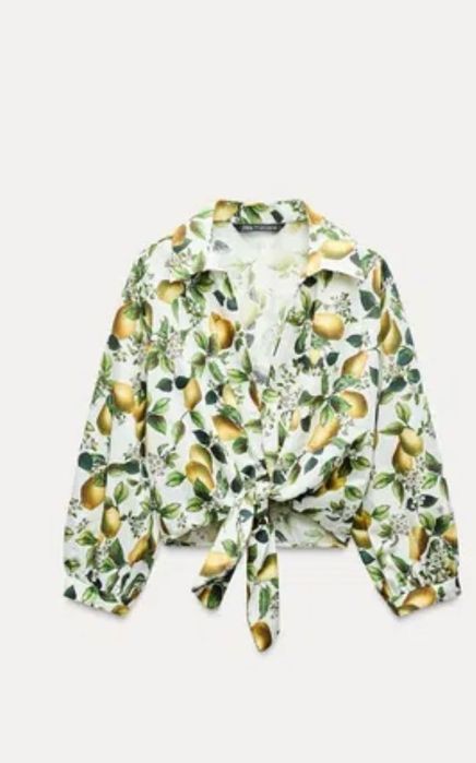 Страхотна риза на лимони Зара - С размер