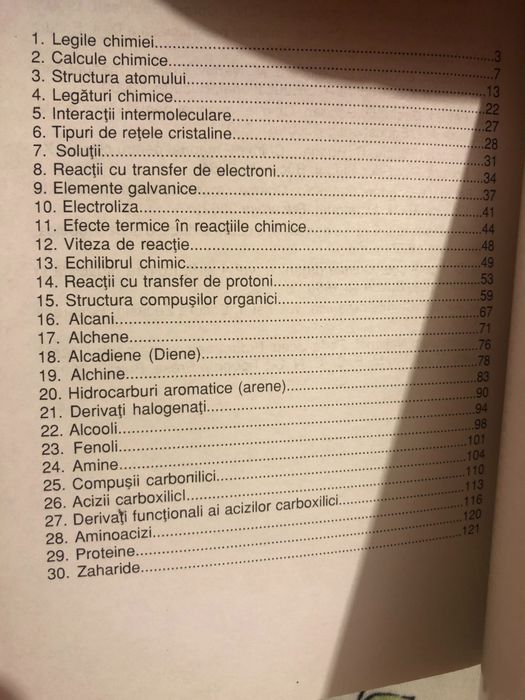 Memorator de Chimie- bac