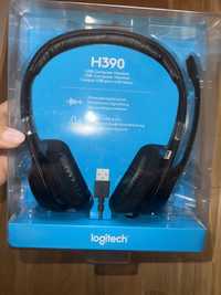 Logitech H390 gaming слушалки за компютър с usb