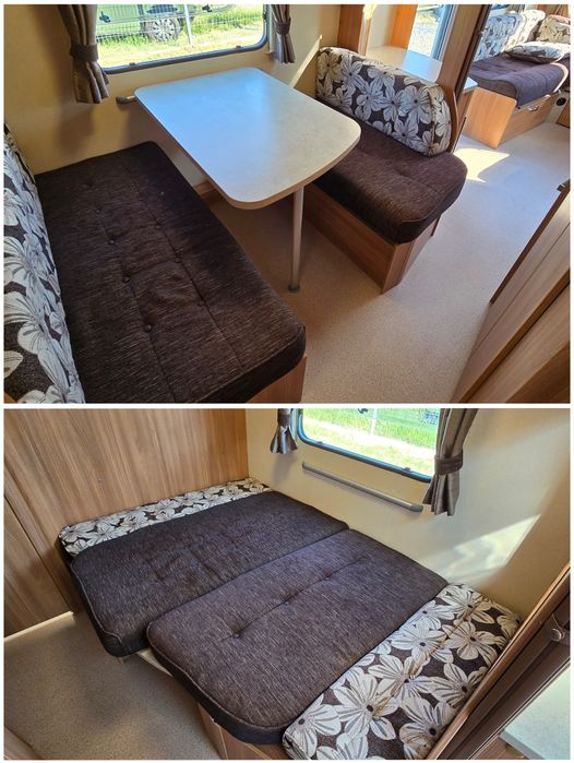 Rulota Swift Sprite 2012, 2zone (4locuri) CabinaDus, BoilerGaz,Baterie