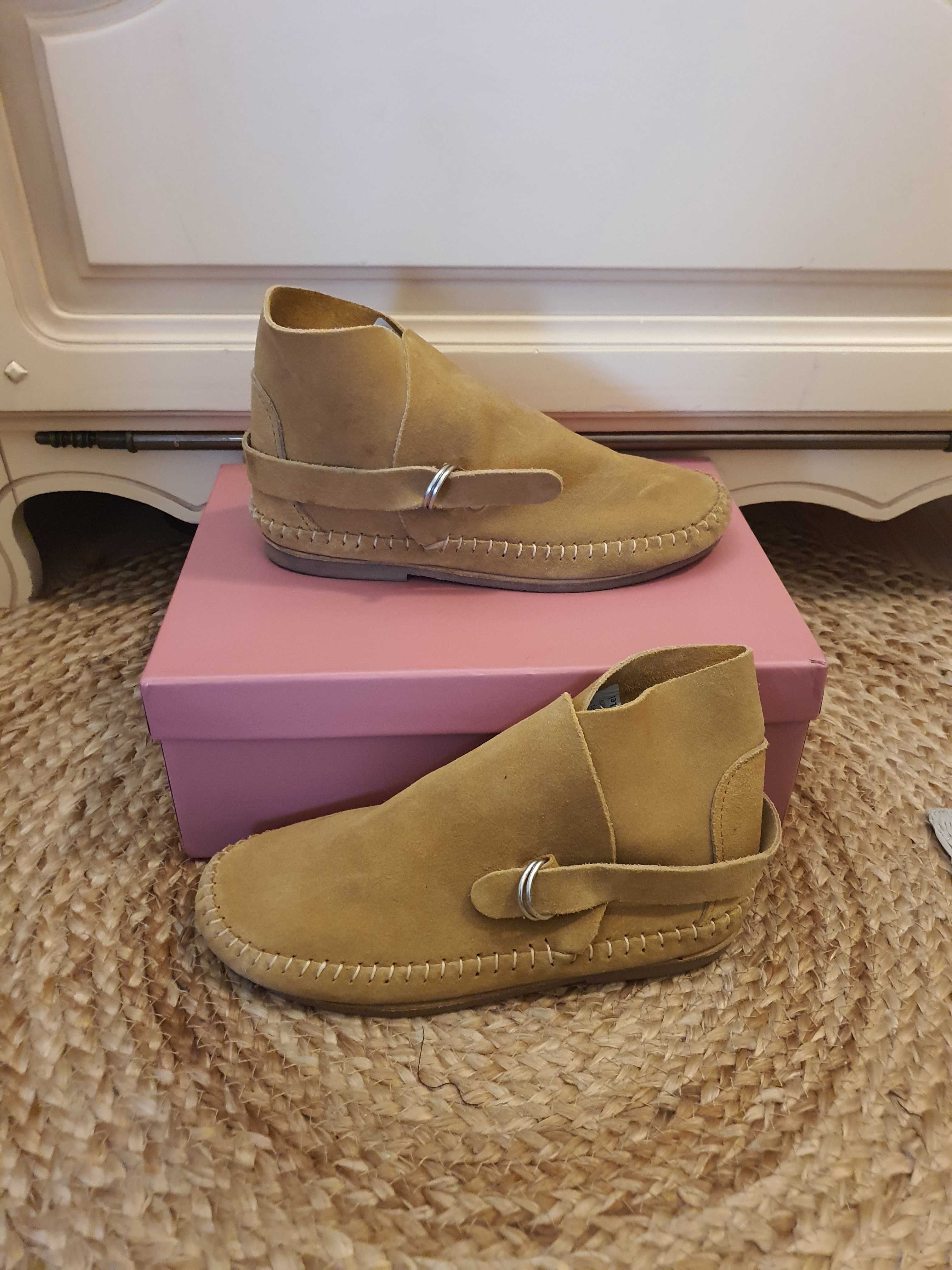 Mocasini Leo A.,piele, noi, 38