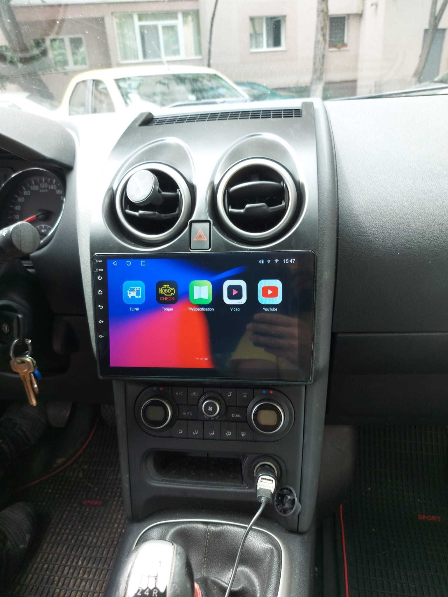 Navigatie Android Nissan Qashqai Waze YouTube Bluetooth Internet