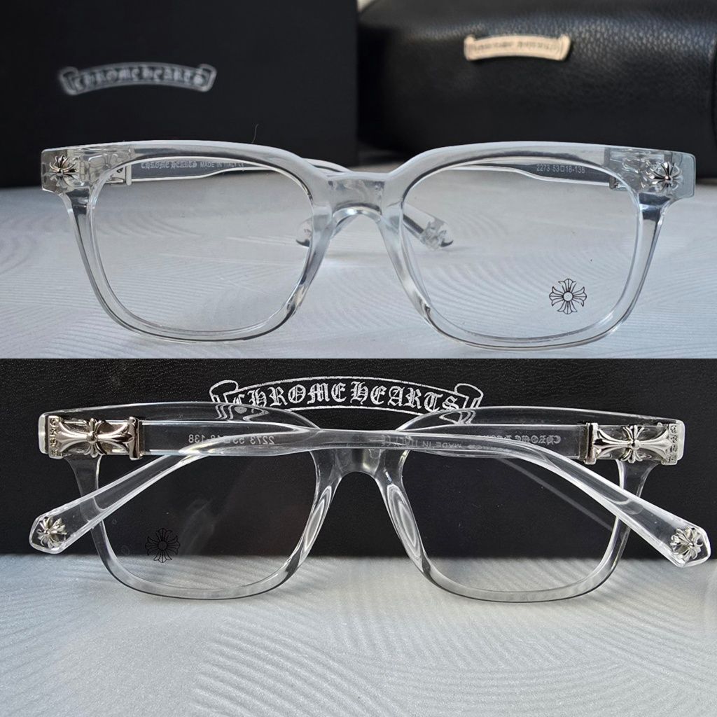 Очила за компютър Диоптрични рамки прозрачни слънчеви chrome hearts