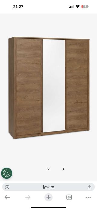 Dulap de haine cu oglinda