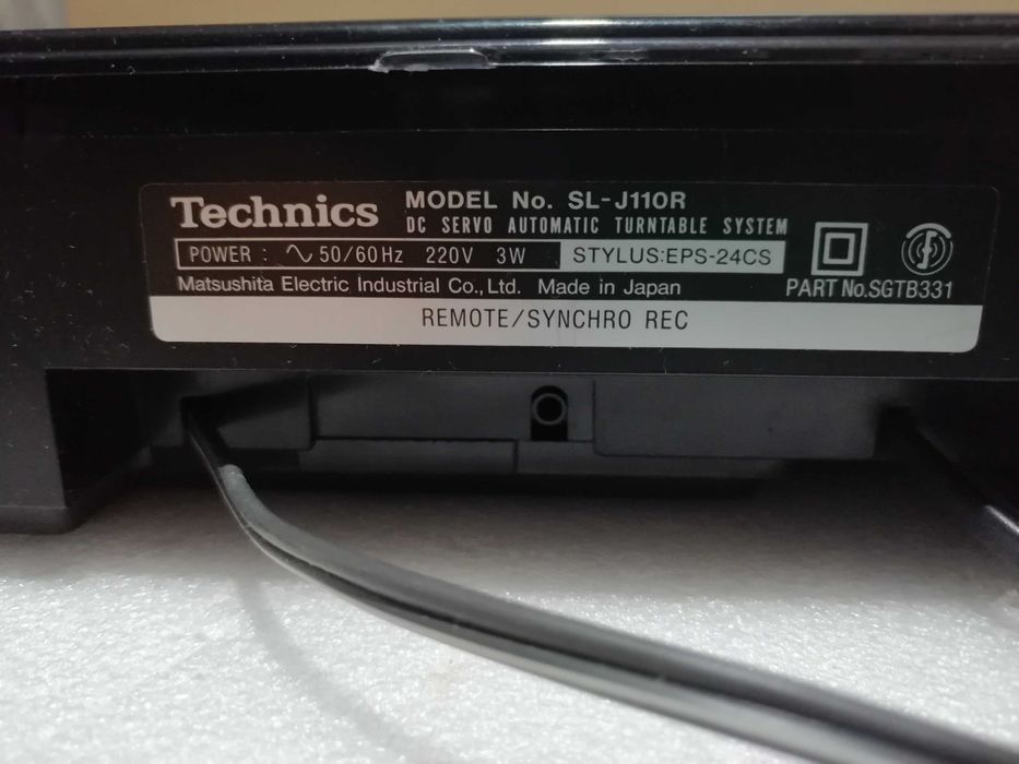 Pickup Technics SL-J110R – total automat, cu doza noua.