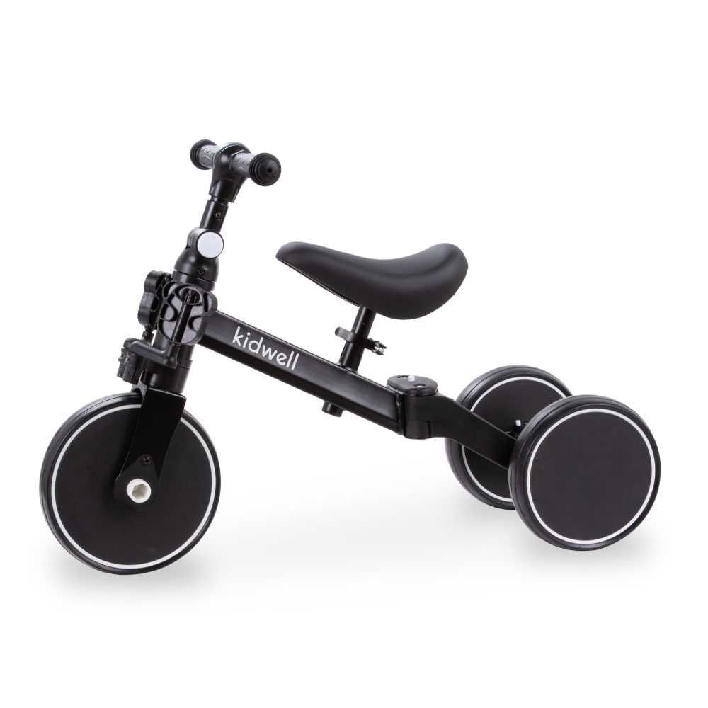 Bicicletă multifuncțională Kidwell Pico 3 în 1, negru