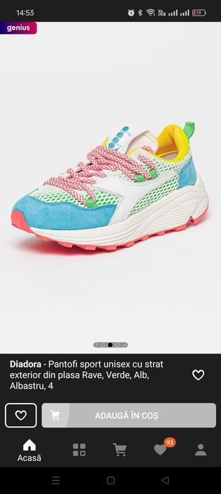 Diadora pantofi sport unisex mărimea 39