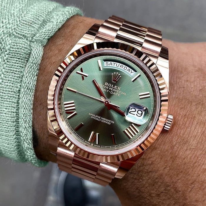 Rolex Daydate Olive dial 40,mm