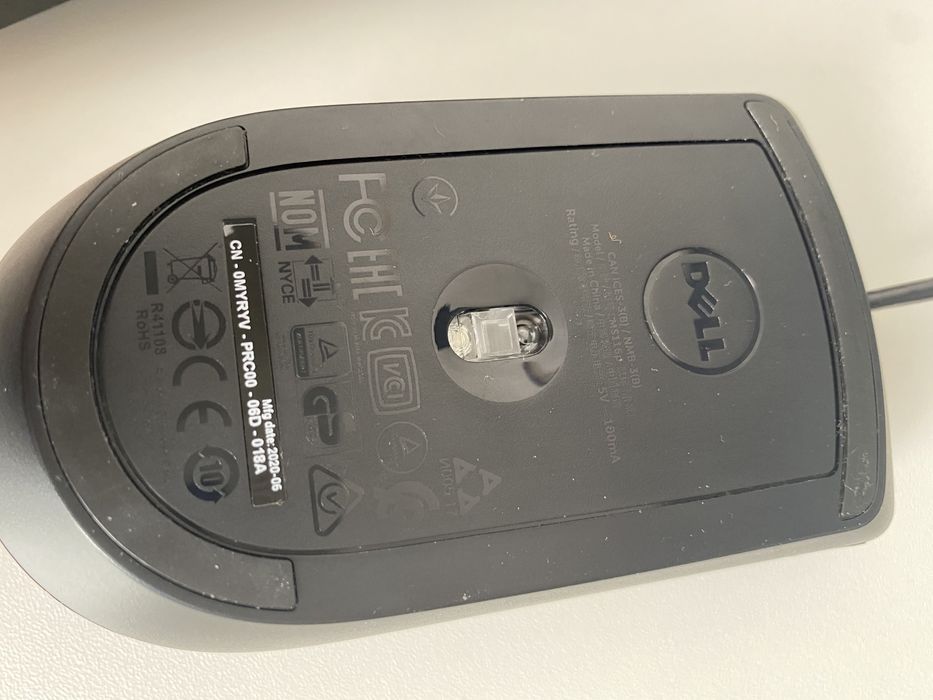 Kit Tastatura DELL KB216t + Mouse DELL K612 cu fir