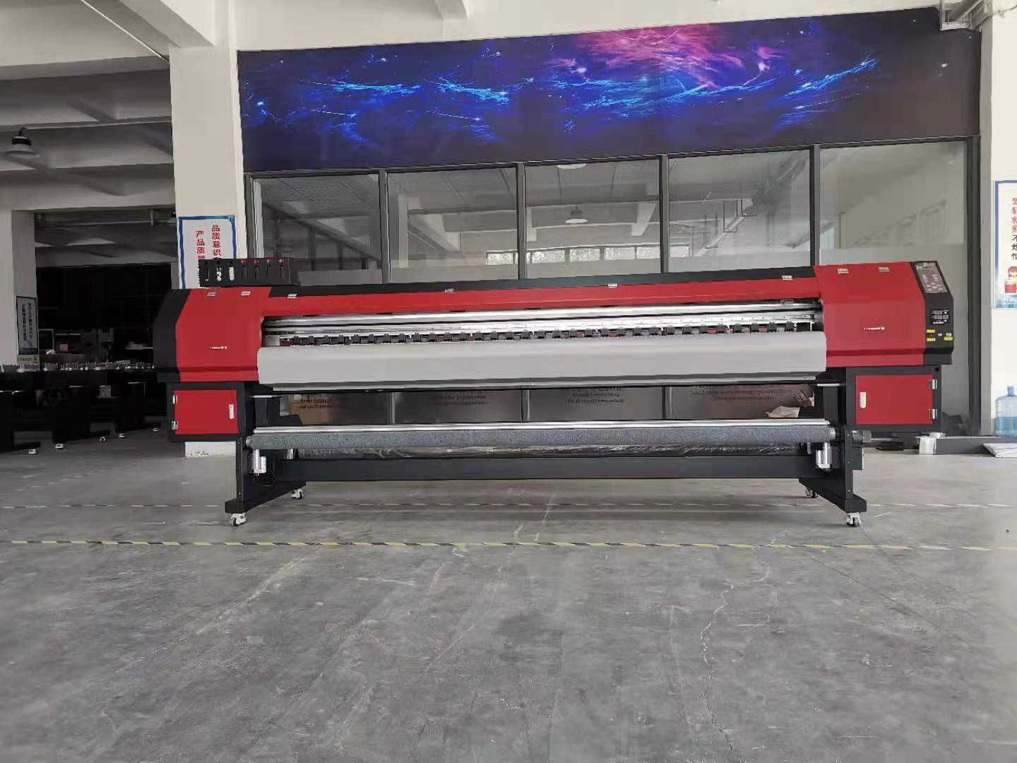 Ecosolvent printer 320 NATIJNOY potolok materialiga pechat qiladi