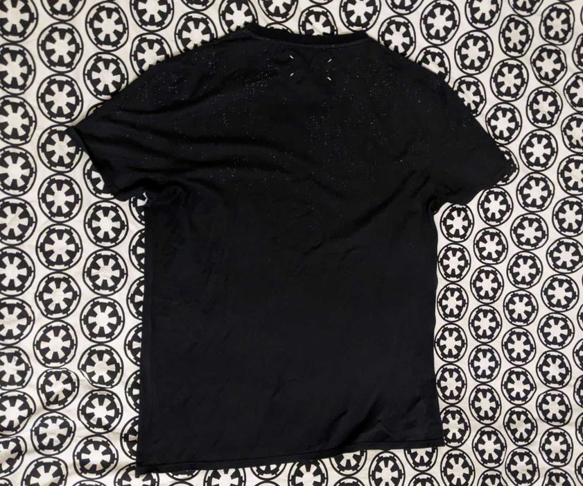 Tricou MAISON MARGIELA, autentic, v neck, splash water, marimea XL