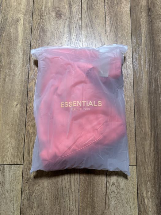Fear of God "Essentials" Coral Hoodie