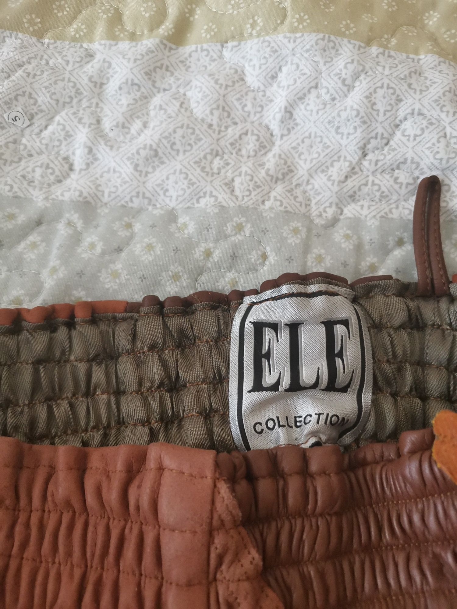 Кожена пола ELLE