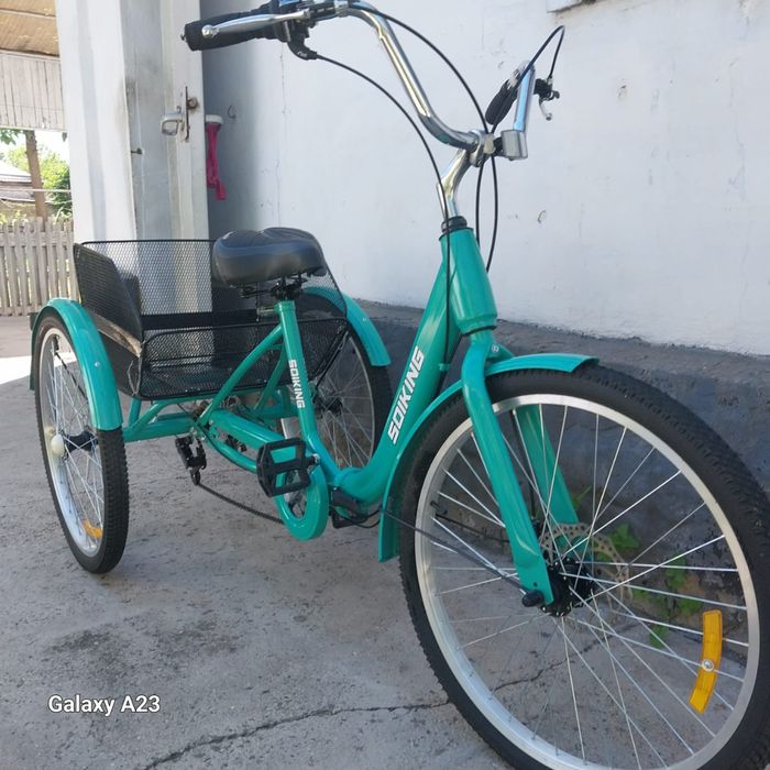 Трёх колесный велосипед для инвалидов