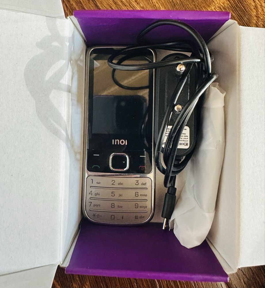 Inoi 243, holati zor, 1 oy ishlatilgan, telefon, karobka,zaryad bor