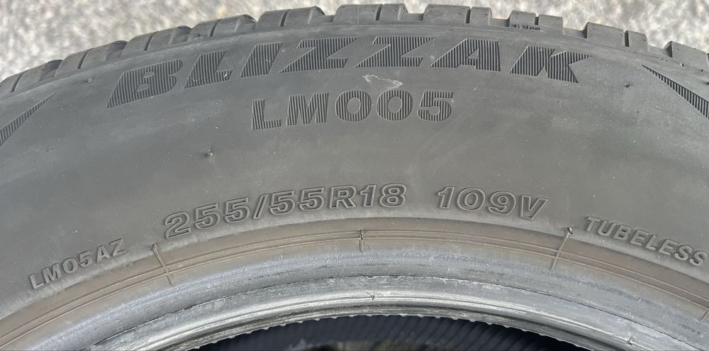 4бр 255/55/18 на 6мм с 23дот Бриджстоун