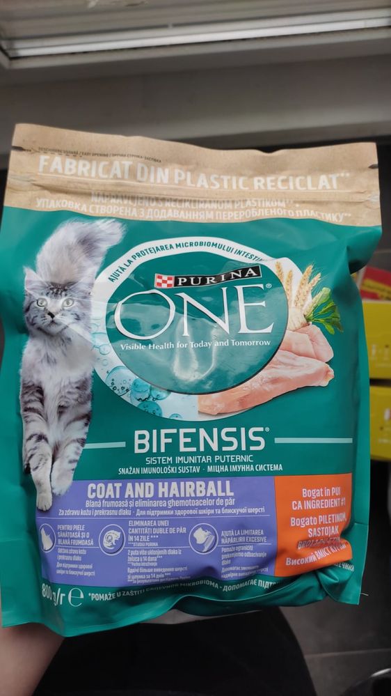 Purina One - pui si cereale 800gr