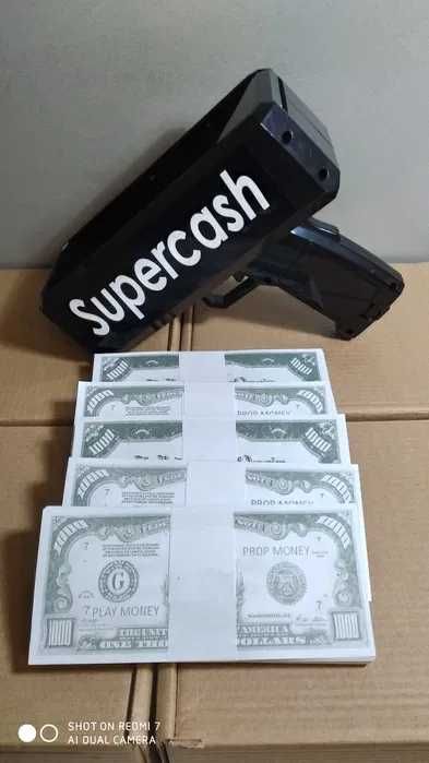 ПАРТИ пистолет supercash ХИТ !!! / пистолет за пари