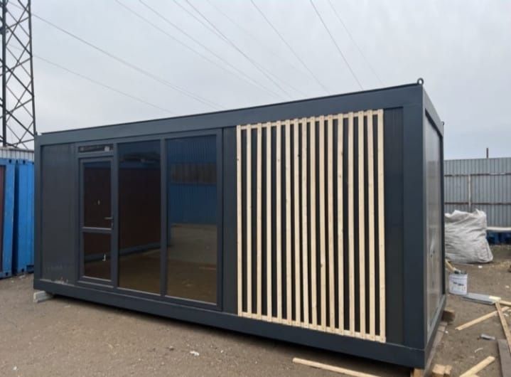 Vand Containere birou monobloc imbinate vestiar sanitar modular paza