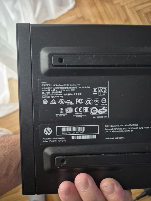 Sistem pc Hp i5 ssd ddr4 unitate calculator mica