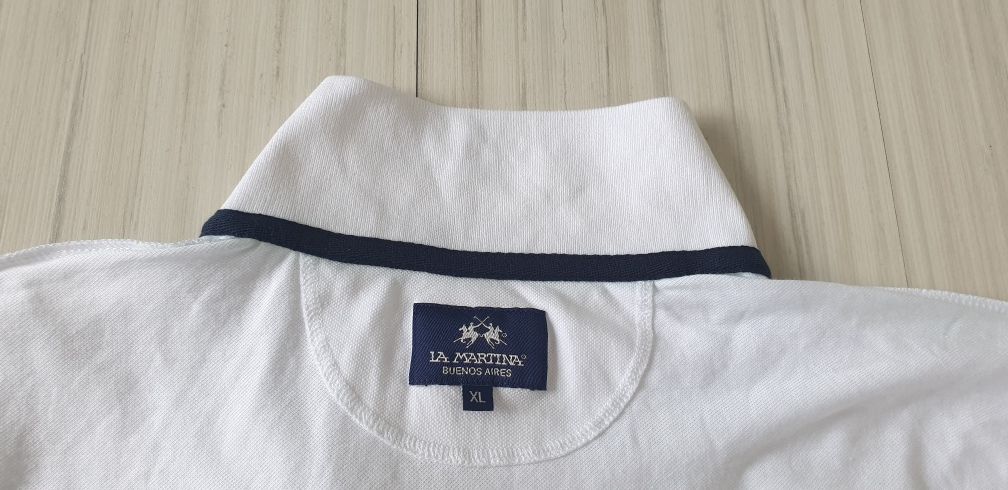 La Martina Pique Cotton Mens Size XL НОВО! ОРИГИНАЛНА Мъжка Тениска!