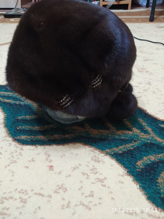 Норковая шапка женская