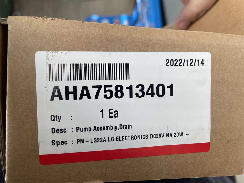 AHA75813401 pompa evacuare LG masina spalat