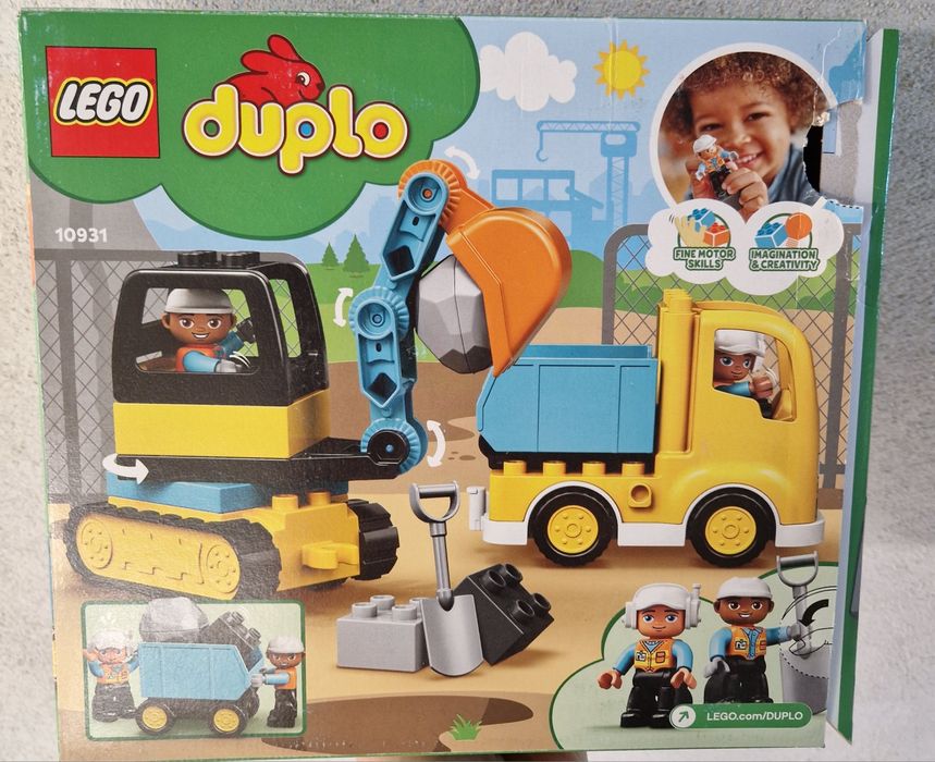 Лего Дупло Багер и камион