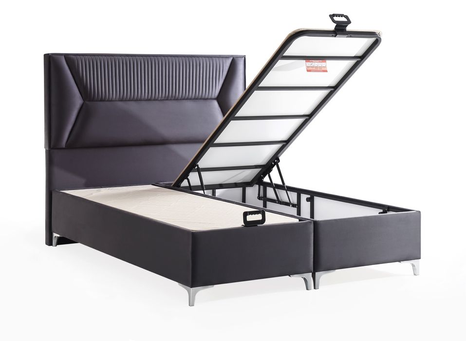 Тапицирано легло Lionel Сив Диамант