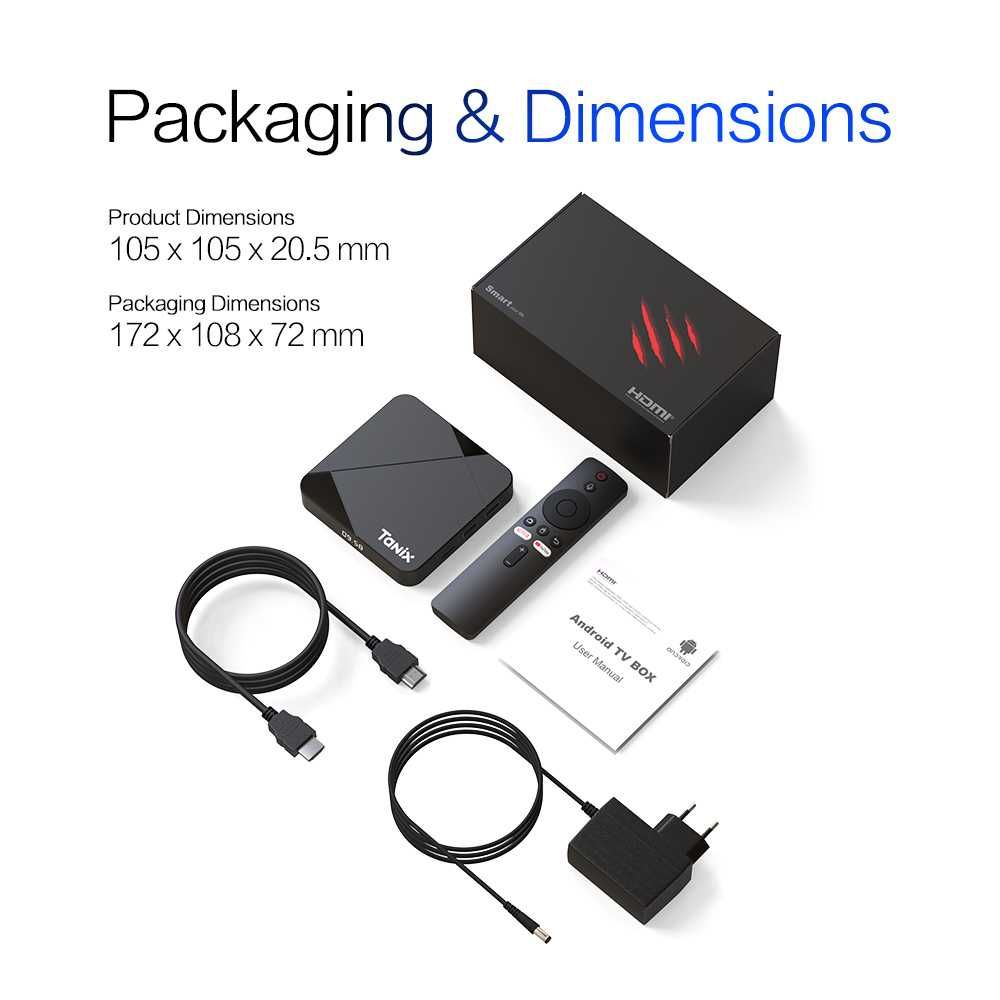 НОВ TV BOX Tanix TX5 Android 14 S905Y5 AV1