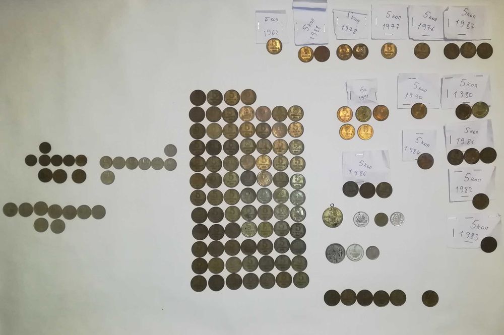 деньги  монеты  купюры  ссср