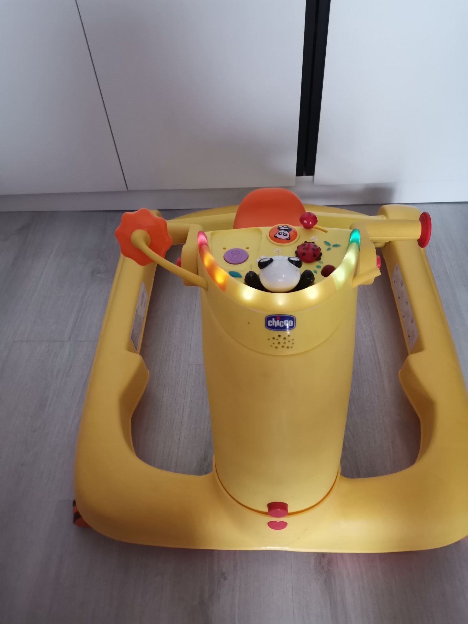 Бебешка проходилка 3в1 Chicco Baby Walker 123, оранжева