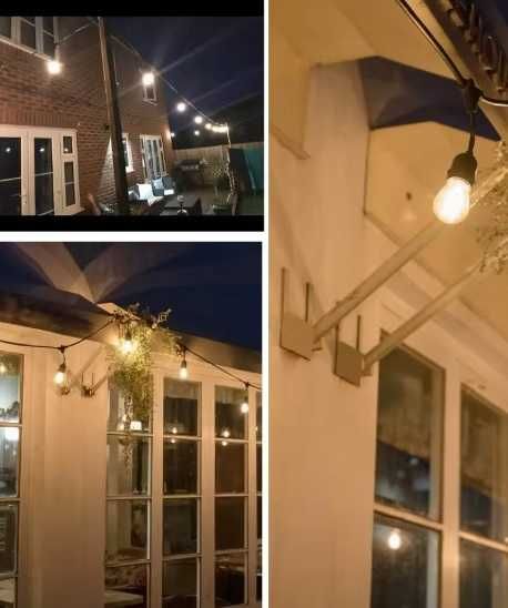 Ghirlanda 15 M, cu pendule, 15 Becuri și 2 becuri rezerva, Int-Ext.