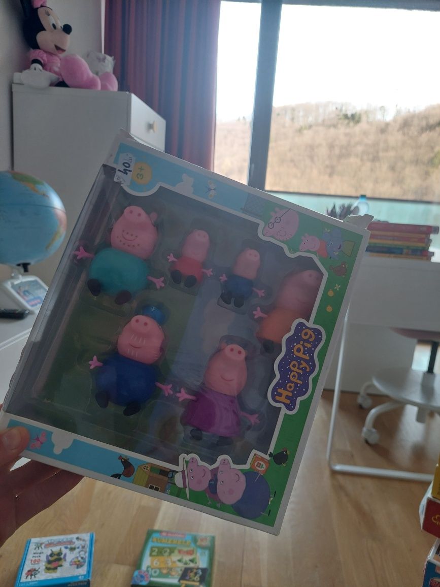 20 de puzzle-uri + set Peppa Pig+ jocuri educative