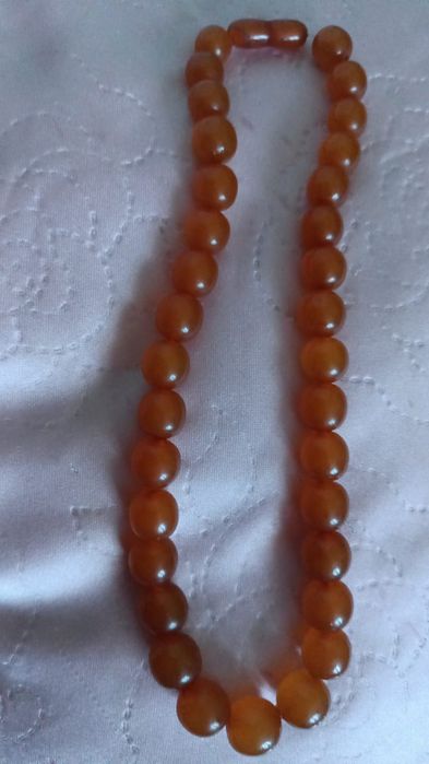 Бусы СССР янтарь натуральный 50 см длинна