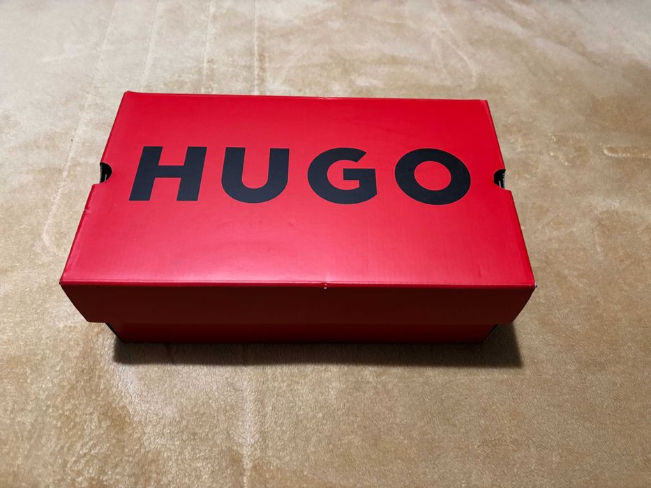 HUGO черни мъжки обувки