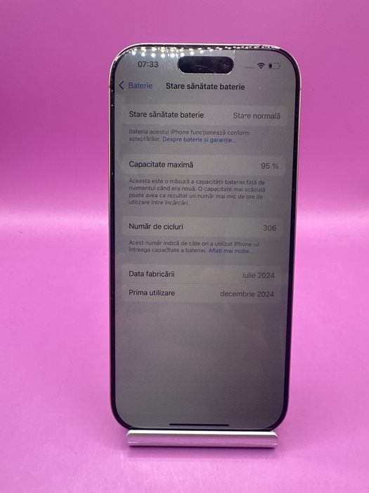 Iphone 16 Pro 256gb •Matei Amanet Crangasi•98118