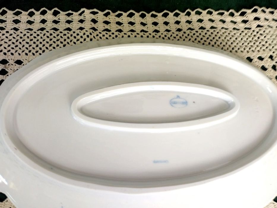 Meissen плато син лук антика