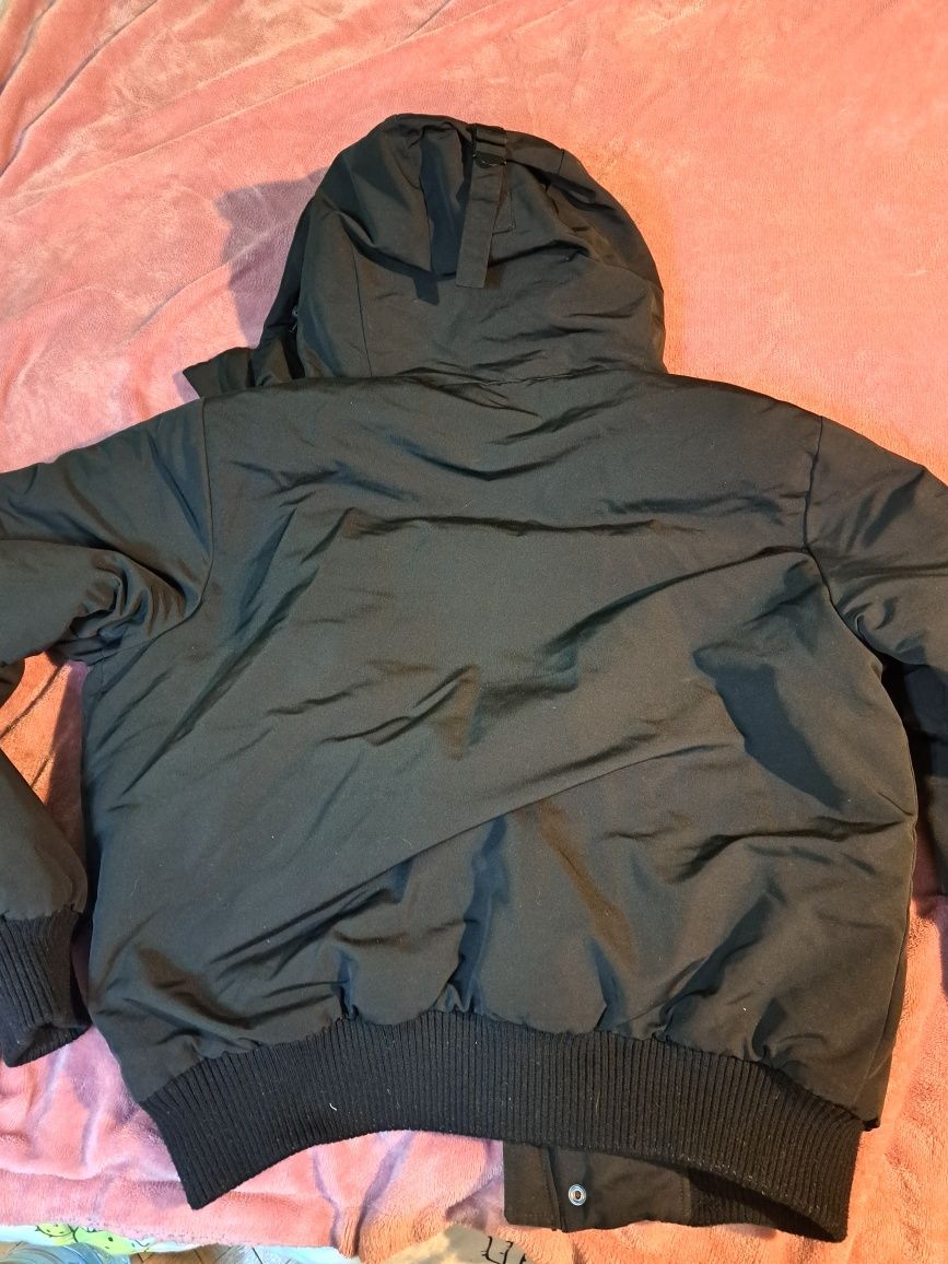 Оригинално Дебело Зимно Черно Мъжко Яке Superdry Everest