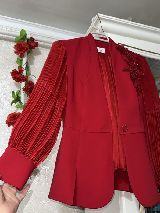 Вечерняя двойка с юбкой гафре