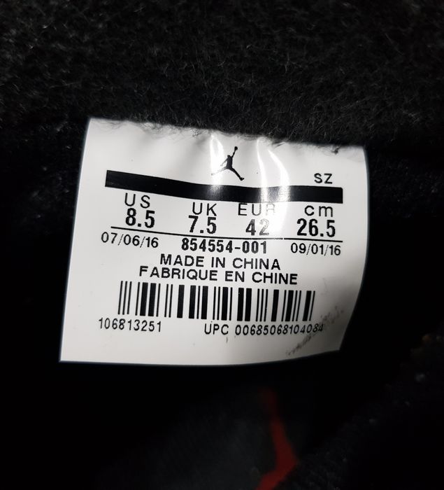 Adidasi Ghete Jordan Waterproof mărimea 42 nike force boost