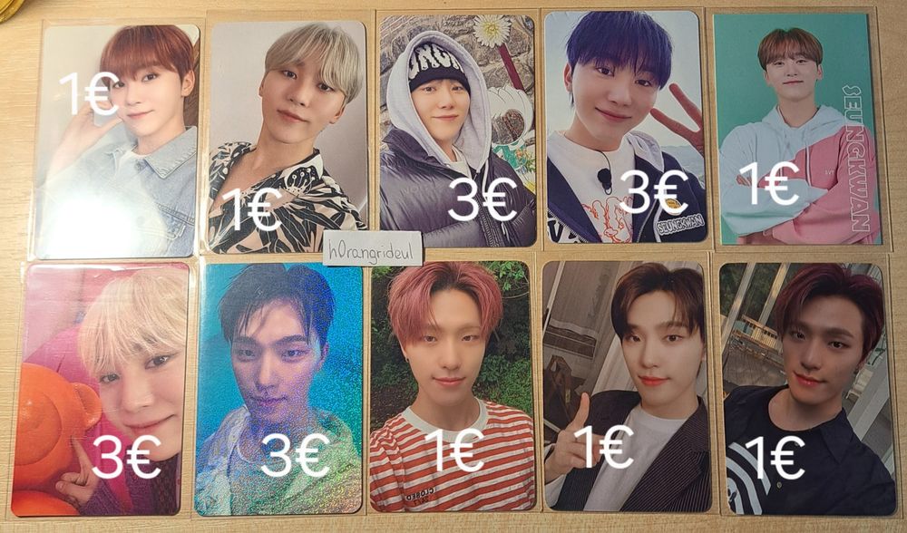 официални kpop картички Txt The boyz Boynextdoor Seventeen