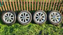 4 Jante Originale Opel R16 4x100 și Anvelope Continental 195x55