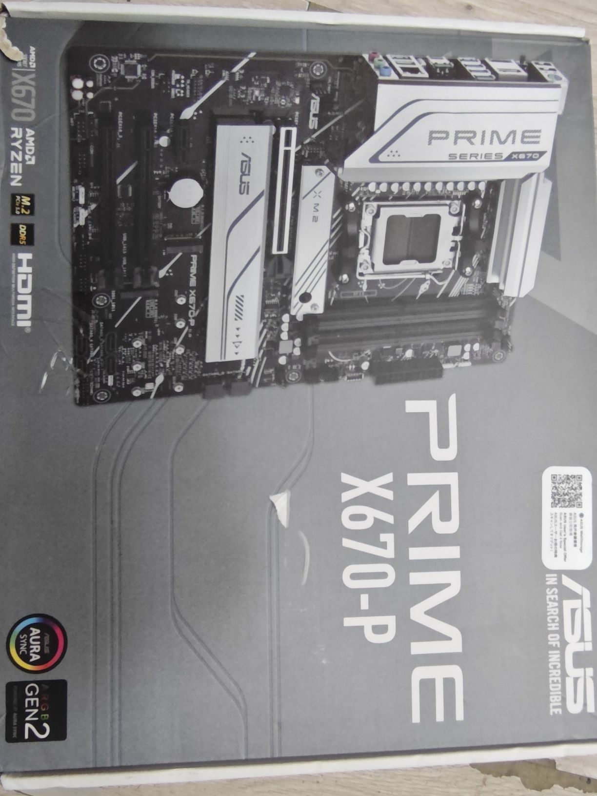 Дъно Asus Prime X670-P AM5 DDR5