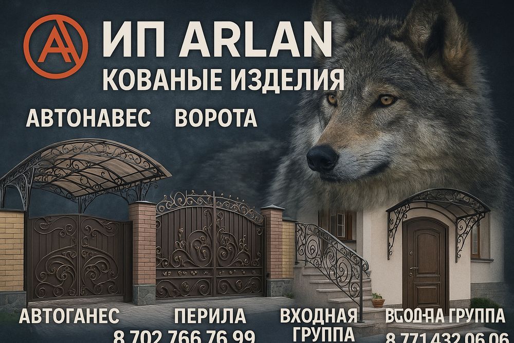 Ворота. Навес. Решетки. Перила.