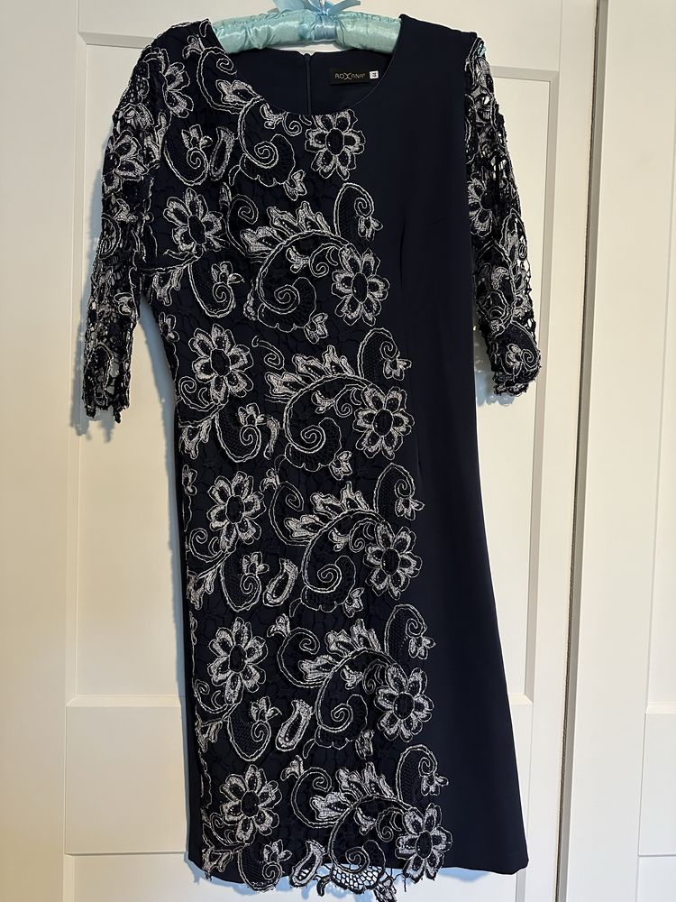 Rochie dantelă albastră